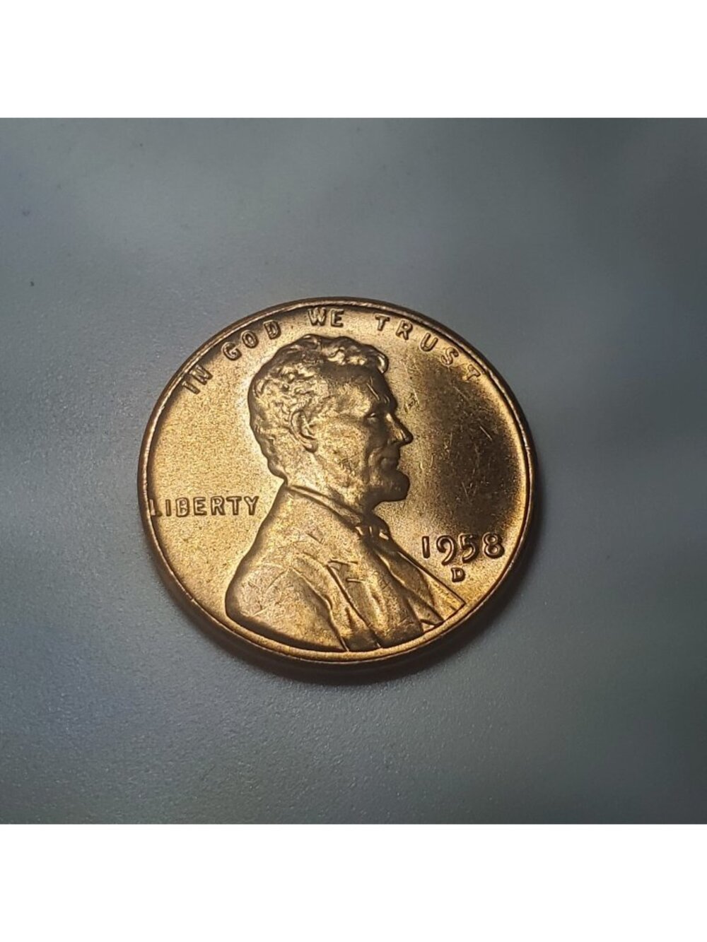 1958 D BU Lincoln Wheat Penny